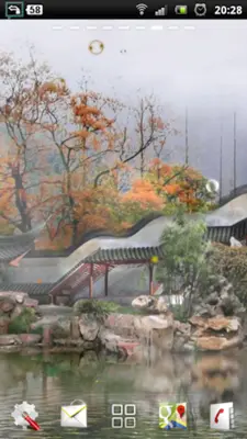 Misty Chinese Garden Wallpaper android App screenshot 3