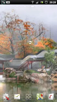 Misty Chinese Garden Wallpaper android App screenshot 4